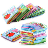 Soft Cloth Books Rustle Sound Infant Books Baby Books Quiet Books Educational Stroller Rattle Toys for Newborn Baby 0-12 month