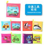 Soft Cloth Books Rustle Sound Infant Books Baby Books Quiet Books Educational Stroller Rattle Toys for Newborn Baby 0-12 month