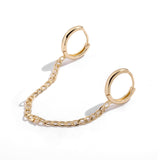 Minimalist Twisted Small Hoop Earrings for Women Fashion Gold Color Metal Circle Tiny Hoops Huggie Ear Buckle Jewelry 2021