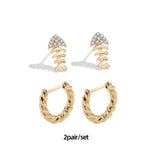 Minimalist Twisted Small Hoop Earrings for Women Fashion Gold Color Metal Circle Tiny Hoops Huggie Ear Buckle Jewelry 2021