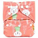 Baby Pocket Cloth Diaper Nappy Reusable Adjustable Washable Microfleece Inner 3kg-15kg 8lbs-36lbs