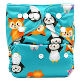 Baby Pocket Cloth Diaper Nappy Reusable Adjustable Washable Microfleece Inner 3kg-15kg 8lbs-36lbs