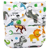 Baby Pocket Cloth Diaper Nappy Reusable Adjustable Washable Microfleece Inner 3kg-15kg 8lbs-36lbs