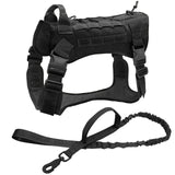 Tactical Dog Harness Vest Military, Harness Leash, Dog Vest For Medium Large Dogs German Shepherd