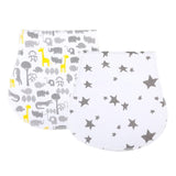 2Pcs/Lot Burp Cloth Organic Cotton Absorbent Towel