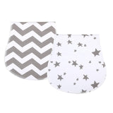 2Pcs/Lot Burp Cloth Organic Cotton Absorbent Towel