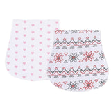 2Pcs/Lot Burp Cloth Organic Cotton Absorbent Towel