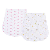 2Pcs/Lot Burp Cloth Organic Cotton Absorbent Towel