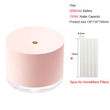 Rechargeable Usb Portable Air Humidifier Wireless. Electric Humidifiers Diffuser.