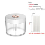 Rechargeable Usb Portable Air Humidifier Wireless. Electric Humidifiers Diffuser.