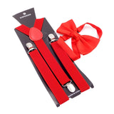 Suspenders with Bowtie Fashion Bow Tie Set