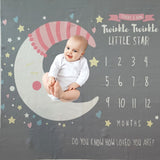 Baby Play Mats Infant Portray Diaper Milestone Photo Background Blankets Kids Calendar Backdrop Cloth Photography Props