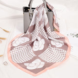 Luxury Silk Satin Neck Head Scarf Women Scarfs Female 70*70cm Kerchief Square Shawls and Wraps Scarves Bag Bandana