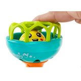 Baby Rattles toy Intelligence Grasping Gums Plastic Hand Bell Rattle Funny Educational Mobiles