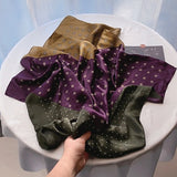 Kerchief Small Silk Neck Scarf For Women 70 *70 Female Shawls Bags Scarves Lady Bandana Foulard