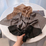 Kerchief Small Silk Neck Scarf For Women 70 *70 Female Shawls Bags Scarves Lady Bandana Foulard