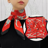 Kerchief Small Silk Neck Scarf For Women 70 *70 Female Shawls Bags Scarves Lady Bandana Foulard