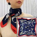 Kerchief Small Silk Neck Scarf For Women 70 *70 Female Shawls Bags Scarves Lady Bandana Foulard