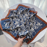 Kerchief Small Silk Neck Scarf For Women 70 *70 Female Shawls Bags Scarves Lady Bandana Foulard