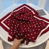 Kerchief Small Silk Neck Scarf For Women 70 *70 Female Shawls Bags Scarves Lady Bandana Foulard