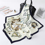 Kerchief Small Silk Neck Scarf For Women 70 *70 Female Shawls Bags Scarves Lady Bandana Foulard