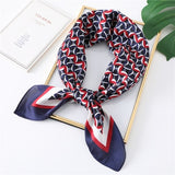 Kerchief Small Silk Neck Scarf For Women 70 *70 Female Shawls Bags Scarves Lady Bandana Foulard