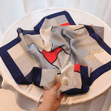 Kerchief Small Silk Neck Scarf For Women 70 *70 Female Shawls Bags Scarves Lady Bandana Foulard