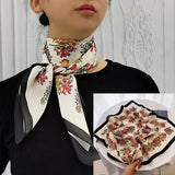 Kerchief Small Silk Neck Scarf For Women 70 *70 Female Shawls Bags Scarves Lady Bandana Foulard