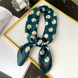 Kerchief Small Silk Neck Scarf For Women 70 *70 Female Shawls Bags Scarves Lady Bandana Foulard