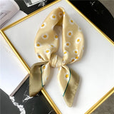 Kerchief Small Silk Neck Scarf For Women 70 *70 Female Shawls Bags Scarves Lady Bandana Foulard