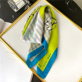 Kerchief Small Silk Neck Scarf For Women 70 *70 Female Shawls Bags Scarves Lady Bandana Foulard