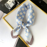 Kerchief Small Silk Neck Scarf For Women 70 *70 Female Shawls Bags Scarves Lady Bandana Foulard