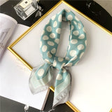 Kerchief Small Silk Neck Scarf For Women 70 *70 Female Shawls Bags Scarves Lady Bandana Foulard