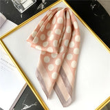 Kerchief Small Silk Neck Scarf For Women 70 *70 Female Shawls Bags Scarves Lady Bandana Foulard