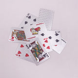 24K Gold, silver Playing Cards.  Plastic Poker Game Deck.  Waterproof Card