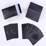 24K Gold, silver Playing Cards.  Plastic Poker Game Deck.  Waterproof Card