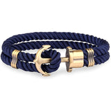 Men Anchor Bracelet  Made of Nylon