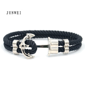 Men Anchor Bracelet  Made of Nylon