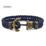 Men Anchor Bracelet  Made of Nylon