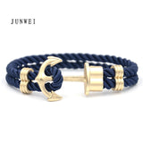 Men Anchor Bracelet  Made of Nylon