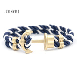 Men Anchor Bracelet  Made of Nylon