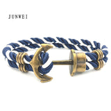 Men Anchor Bracelet  Made of Nylon