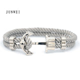 Men Anchor Bracelet  Made of Nylon