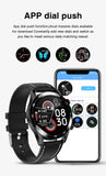 Bluetooth Call, Custom Dial,  Full Touch Screen Waterproof Smartwatch For Android IOS