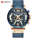 Sport Watches for Men.  Luxury Military Leather Wrist Watch