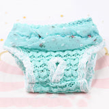 S/M/l Lace Pet Dog physiological Pants Summer Breathable Dog Diaper Sanitary Panties Washable Female Dog Panties Shorts