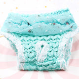 S/M/l Lace Pet Dog physiological Pants Summer Breathable Dog Diaper Sanitary Panties Washable Female Dog Panties Shorts