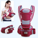 New 0-48 Month Ergonomic Baby Carrier Infant Baby Hipseat Carrier 3 In 1 Front Facing Ergonomic Kangaroo Baby Wrap Sling