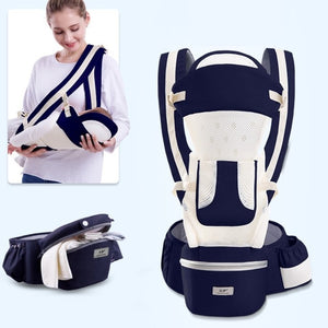 New 0-48 Month Ergonomic Baby Carrier Infant Baby Hipseat Carrier 3 In 1 Front Facing Ergonomic Kangaroo Baby Wrap Sling