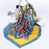 Luxury Silk Satin Neck Head Scarf Women Scarfs Female 70*70cm Kerchief Square Shawls and Wraps Scarves Bag Bandana